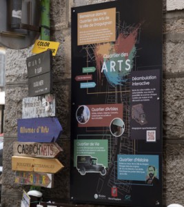 Panneau de presentation du projet