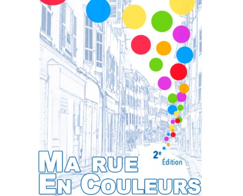 la rue en couleur quartier des arts Draguignan